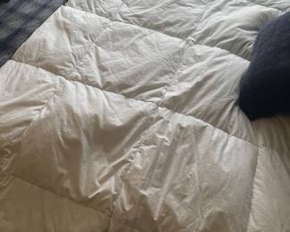 White down comforter / full,  $44