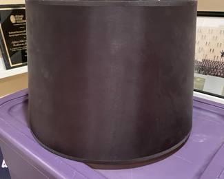 Black Lamp shade, 15"D x 10"H,  was $16, NOW $10