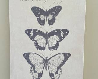 Meadow Butterflies Spring 1864, wall art, 11"W x 15"H,  $14