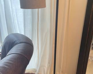 Floor lamp,  62"H,  $68