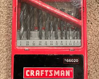 Craftsman drill bit set,  was $8, NOW $6
