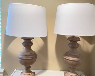 Driftwood color lamp, - 2 available - 28"H,  was $34 each, NOW $ 28 each