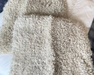 Pair of "fuzzy" pillow covers, 22" x 22",  was $20 each, NOW $12 each