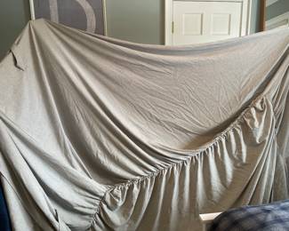 Stone color sofa slip cover,  was $25, NOW $20