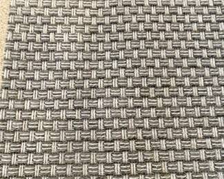 Additional closeup view outdoor woven rug ~