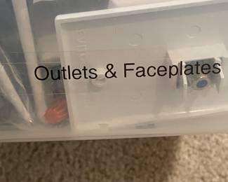 Outlets & Face plates > see next pic>
