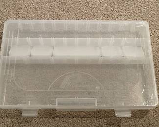 Plastic storage box,  was $4, NOW $2