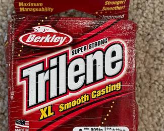 Trilene 6 lb, 110 yd, $7