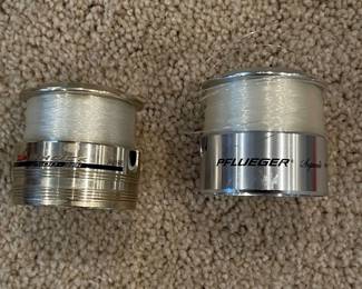 Shock & Pflueger spinning reels, was $20 each, NOW $12 each