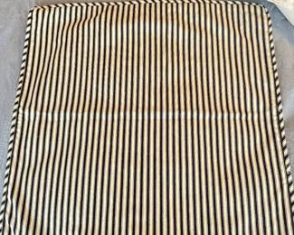 Black & White ticking pillow cover, 21" x 21",  was $12, NOW $9