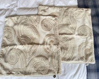 Pier 1 Paisley pillow covers,  was $24, NOW $16