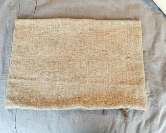 Beige tweed like pillow cover, 19"W x 14"H,  was $12, NOW $9