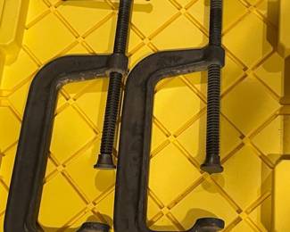 Pair of Heavy Duty C Clamp / Large, was $48, NOW $24