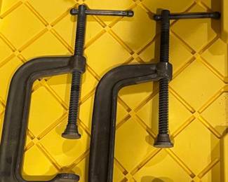 Pair of Heavy Duty C Clamp / medium, was $40, NOW $20
