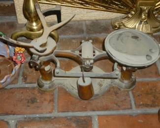 Antique Fairbanks scale (sorry about the dust)