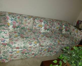 Floral sofa