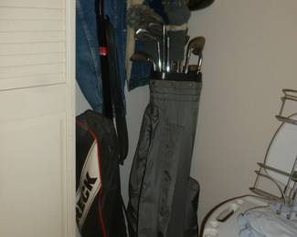 Golf clubs & Oreck