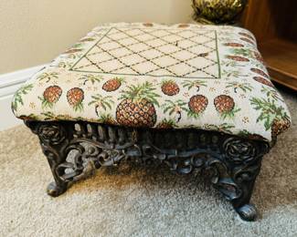 40	$50 	
Foot stool iron base 14x8H									