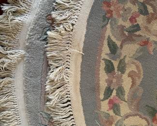 19	$150 	
Round chinese rug 58W blue lavender /pink	