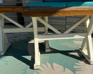 6	$90 
Pair of side tables 	