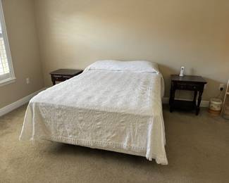 52	$48 	
Coverlet white with fringes 									