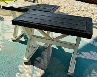 6	$90 
Pair of side tables 	