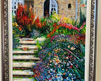 21	$400 	"
Alex perez painting ""French Garden"" 54x44"	
