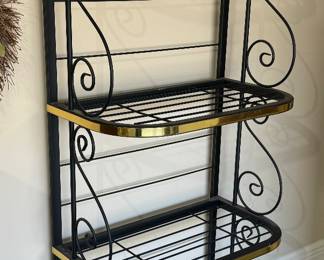 57	$100 	
Metal bakers rack 68x24x13 	