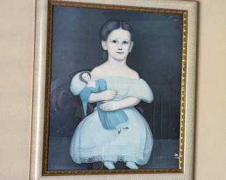 34	$48 	
Pair of print of children 23Hx19W	