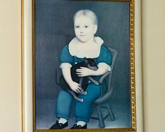 34	$48 	
Pair of print of children 23Hx19W	