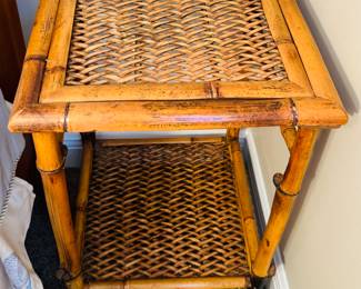 48	$50 	
Rattan square side table 17x17x26H