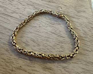 $275. Byzantine style 14k bracelett