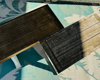 6	$90 
Pair of side tables 	