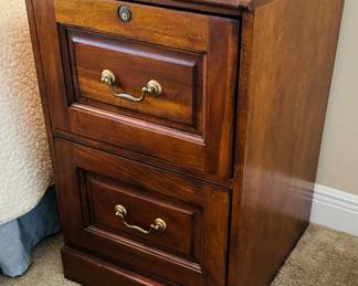 31	$120 	
File cabinet wood / night chest 19Wx22Dx30H	