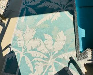 4	$275 
Outdoor sofa 35Dx64Lx29T with coffee table storage 2x2x18H  									
Rug Monaco 5'3""x7'6"" indoor outdoor Coastal Flora		