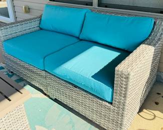 4	$275 
Outdoor sofa 35Dx64Lx29T with coffee table storage 2x2x18H  									
Rug Monaco 5'3""x7'6"" indoor outdoor Coastal Flora		