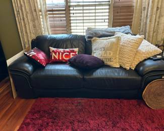 Gorgeous Matching All Leather Sofa's  like New!! 