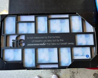 Beautiful Wall Art that reads: "Life is not measured by the number of breaths we take, but by the moments that take our breath away."