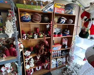 These Cases are full of everything from Collectible Basketballs, Footballs, and more! To NIB Volleyball Set to Christmas to Weed Control