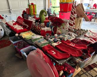 Christmas Items Galore! Including Stockings, Pillows, Lighting, Ornaments, and So Much More!