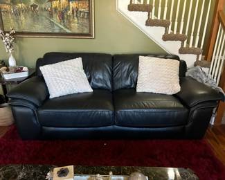 Gorgeous Matching All Leather Sofa's  like New!! 