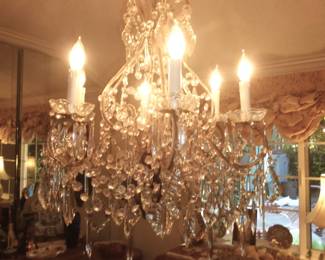 Chandelier is for sale.