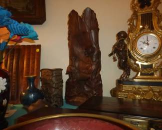 Beautiful. Large Carved Brush Pot