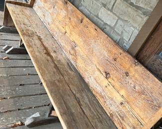 Benches x2 - Handmade from  Reclaimed Barn Wood 