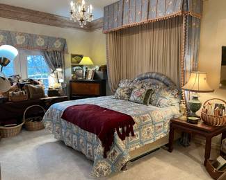 MASTER BEDROOM FULL!  CANOPY AND DRAPES NOT FOR SALE.