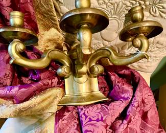 THIS ALTAR PIECE FRAGMENT....OR ANTIQUE ENGLISH SCONCE...HEAVY AND OLD.