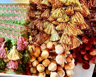 WOW!  TASSELS FROM ITALY, SPAIN, AND FRANCE.