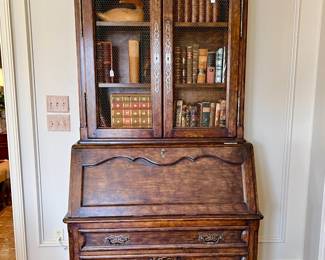 Beautiful secretary hutch.