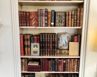 MORE ANTIQUARIAN BOOKS, LEATHER BOUND.