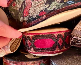 WOW!  FRENCH RIBBON, GIMP, TRIM.